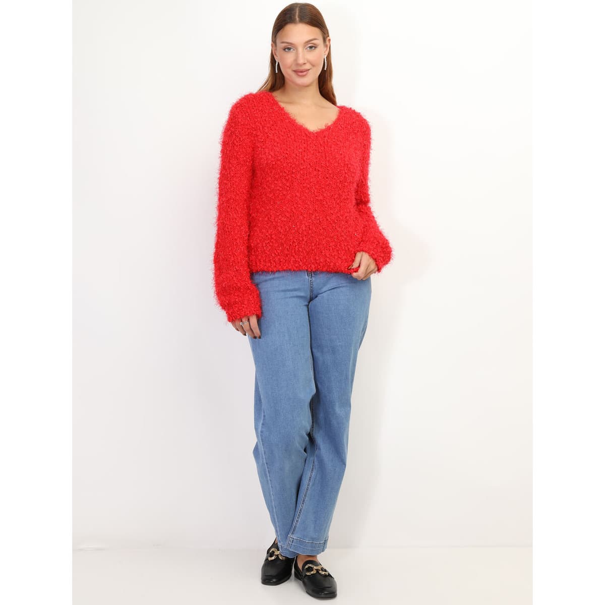 Women's Sweaters La Modeuse Red