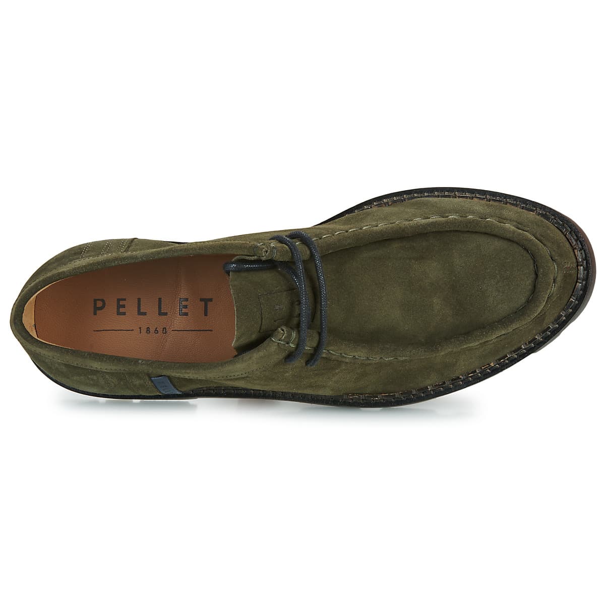 Men's Derby Shoes Pellet Khaki