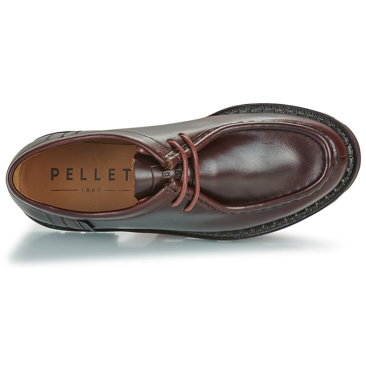 Women's Derby Shoes Pellet Brown