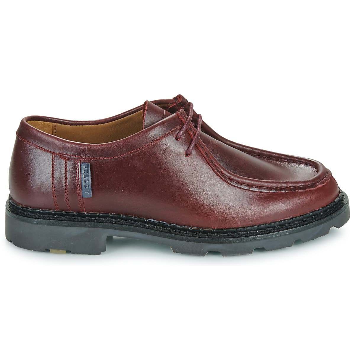Women's Derby Shoes Pellet Bordeaux
