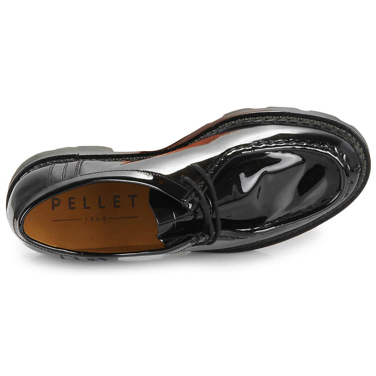 Women's Derby Shoes Pellet Black