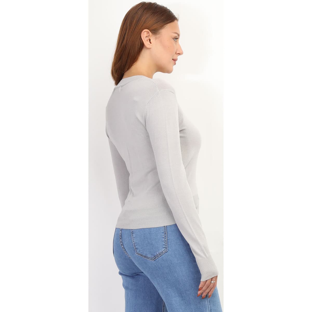 Women's Sweaters La Modeuse Gray