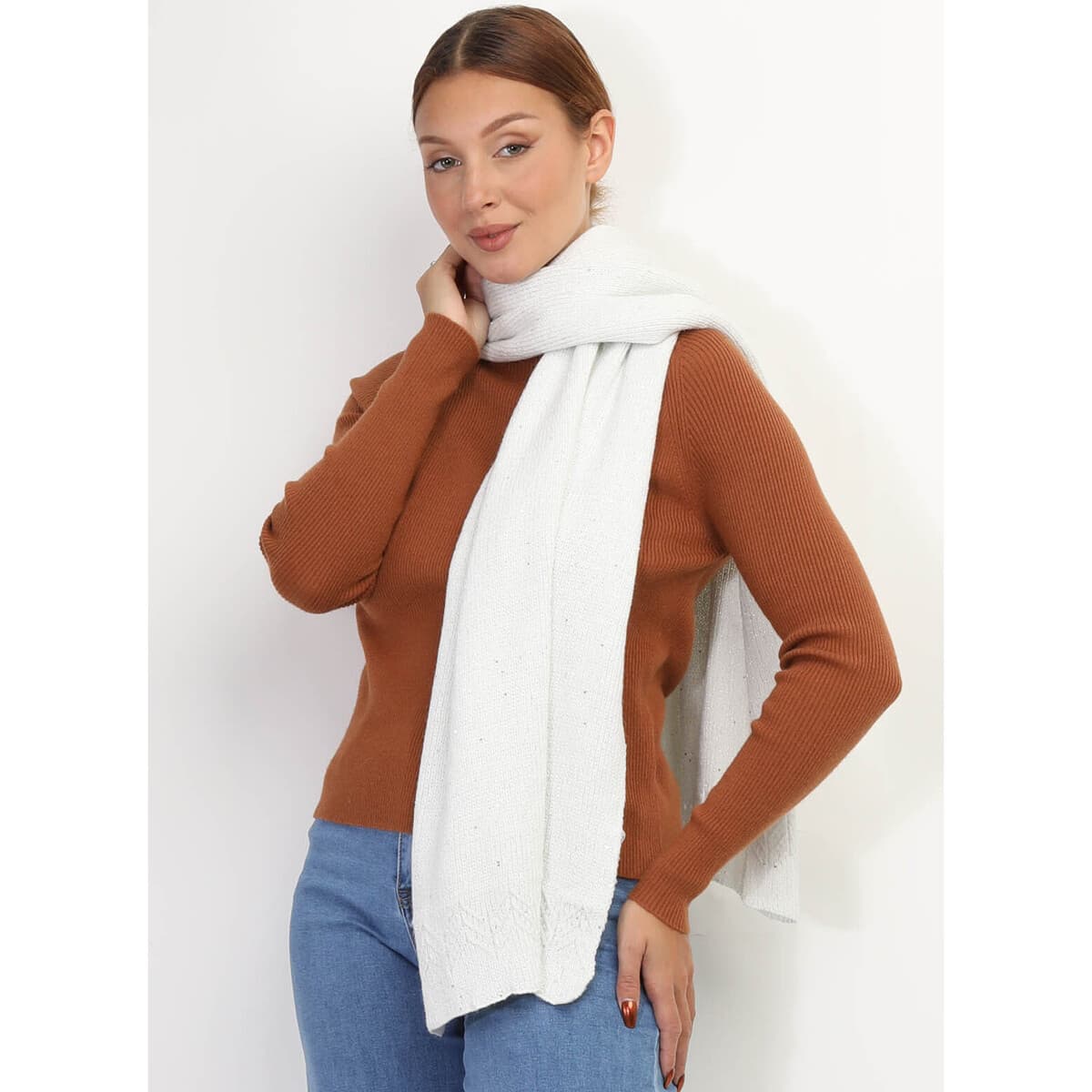 Women's Scarves La Modeuse White