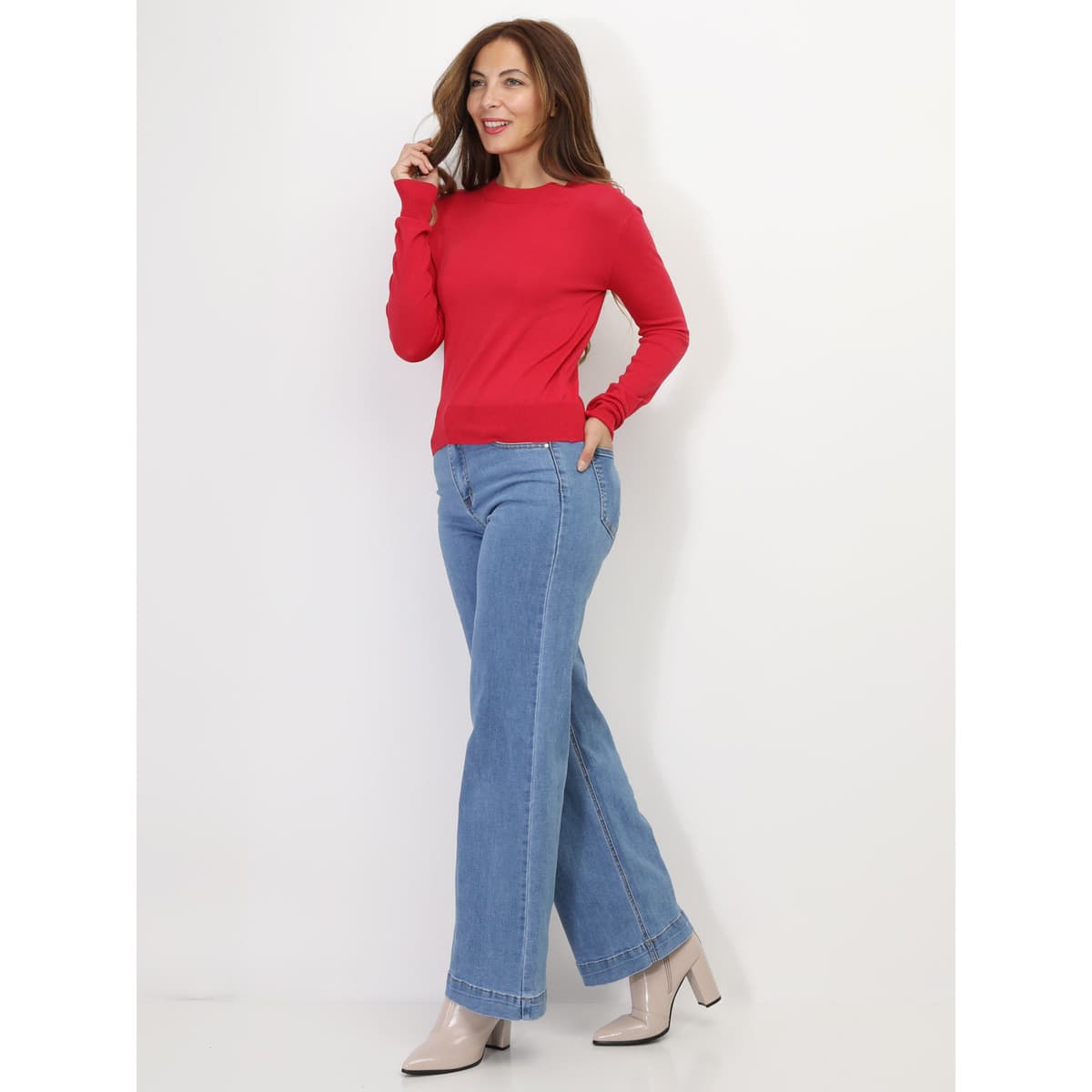 Women's Sweaters La Modeuse Red