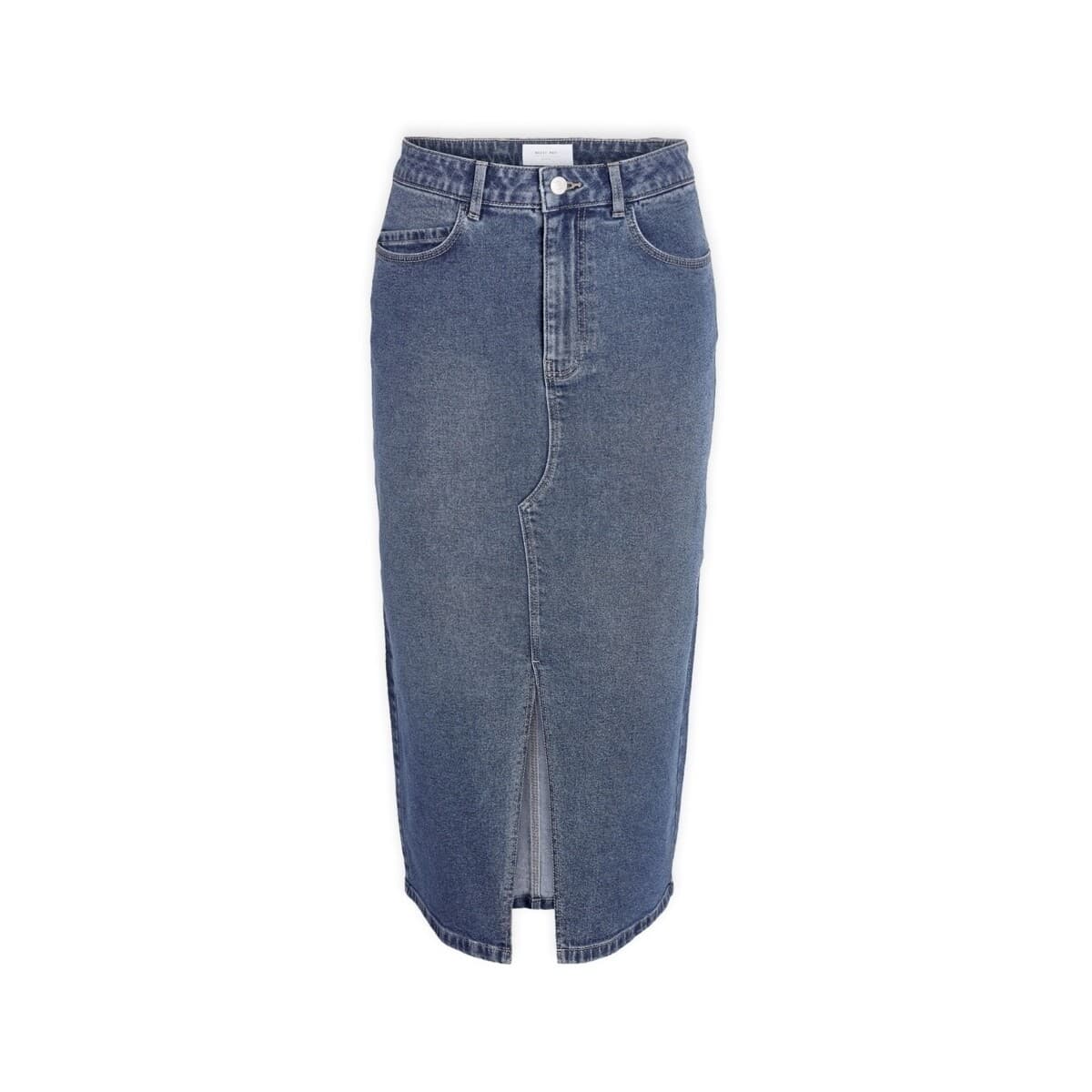 Μίντι φούστες Noisy May Noos Kath Midi Skirt - Medium Blue Denim