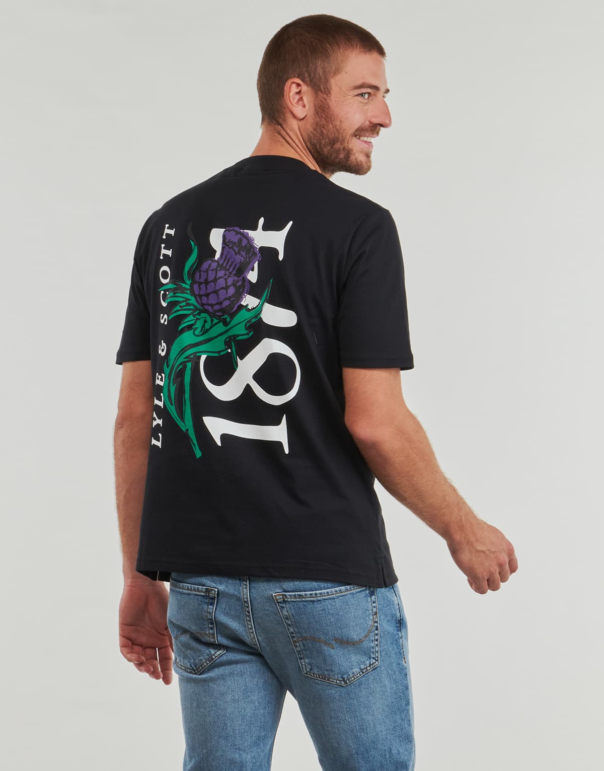 Men's T-Shirts Lyle & Scott Black