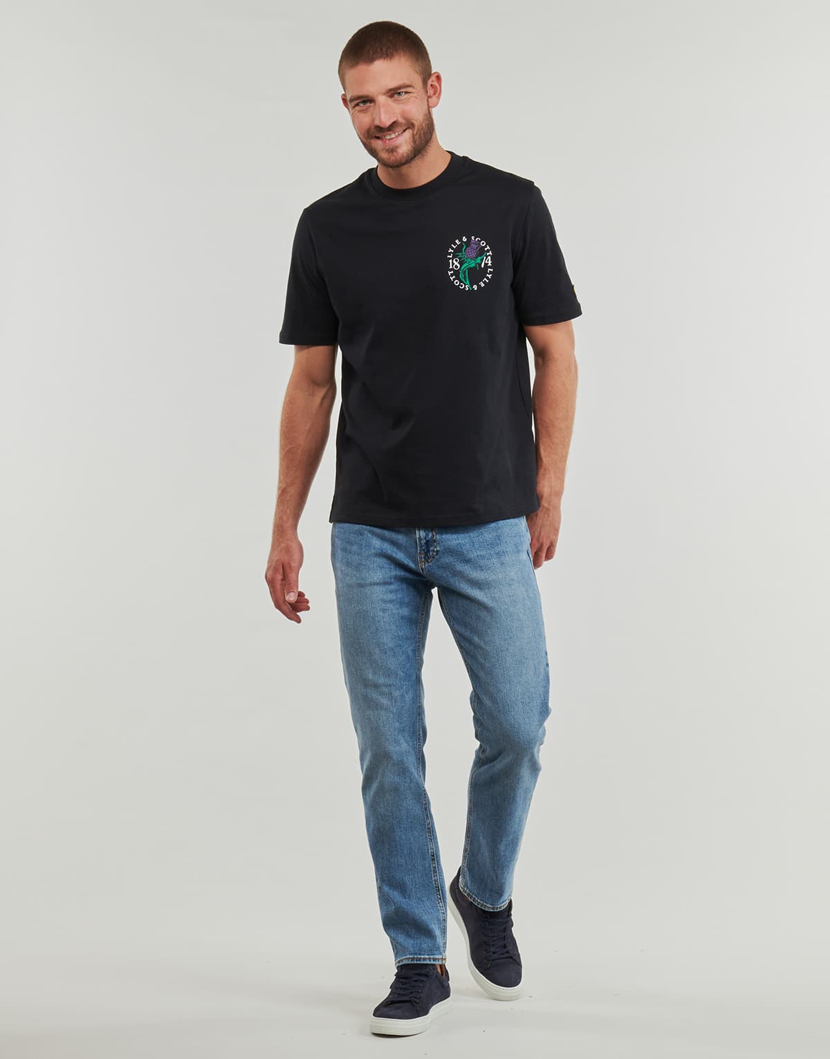 Men's T-Shirts Lyle & Scott Black