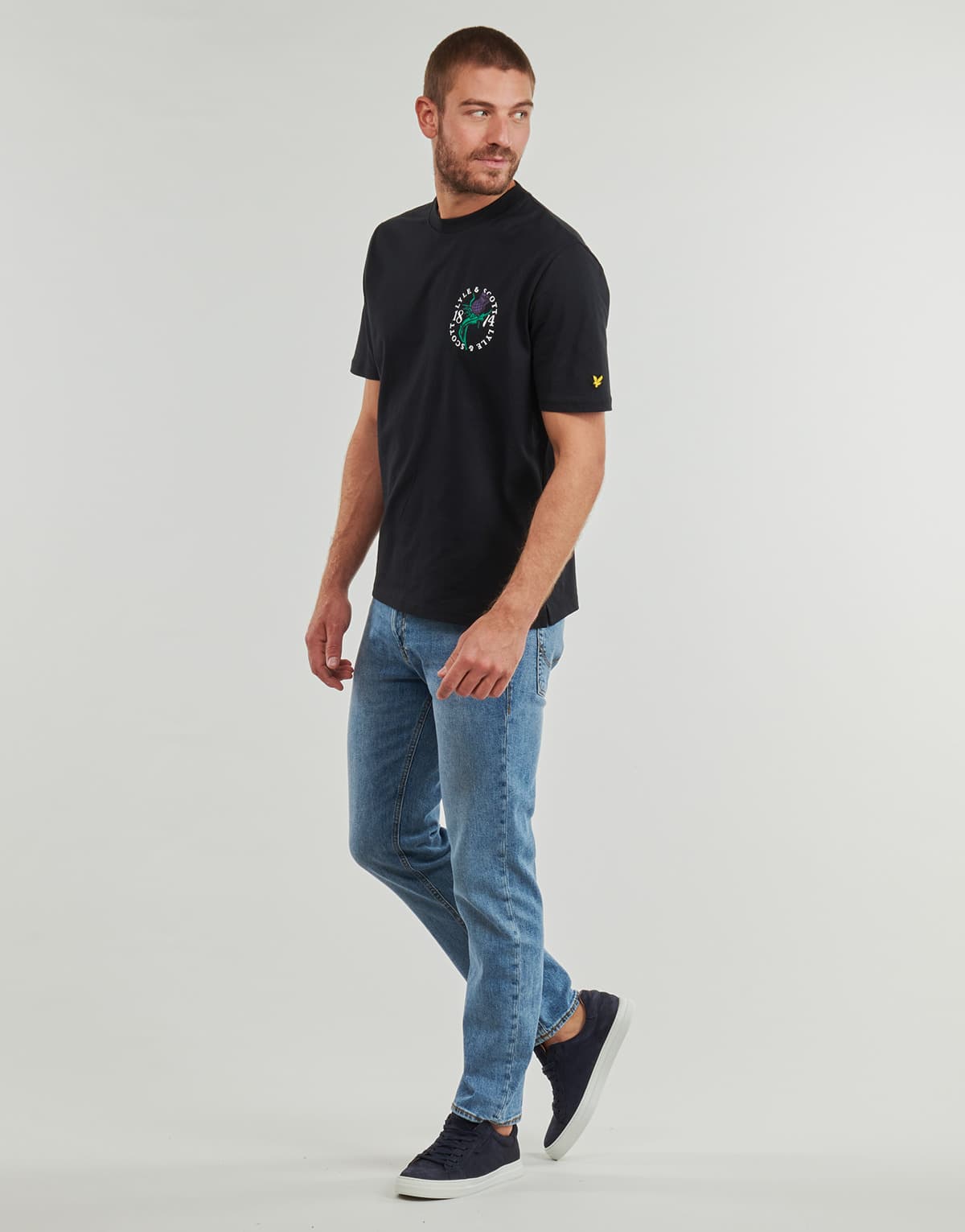 Men's T-Shirts Lyle & Scott Black