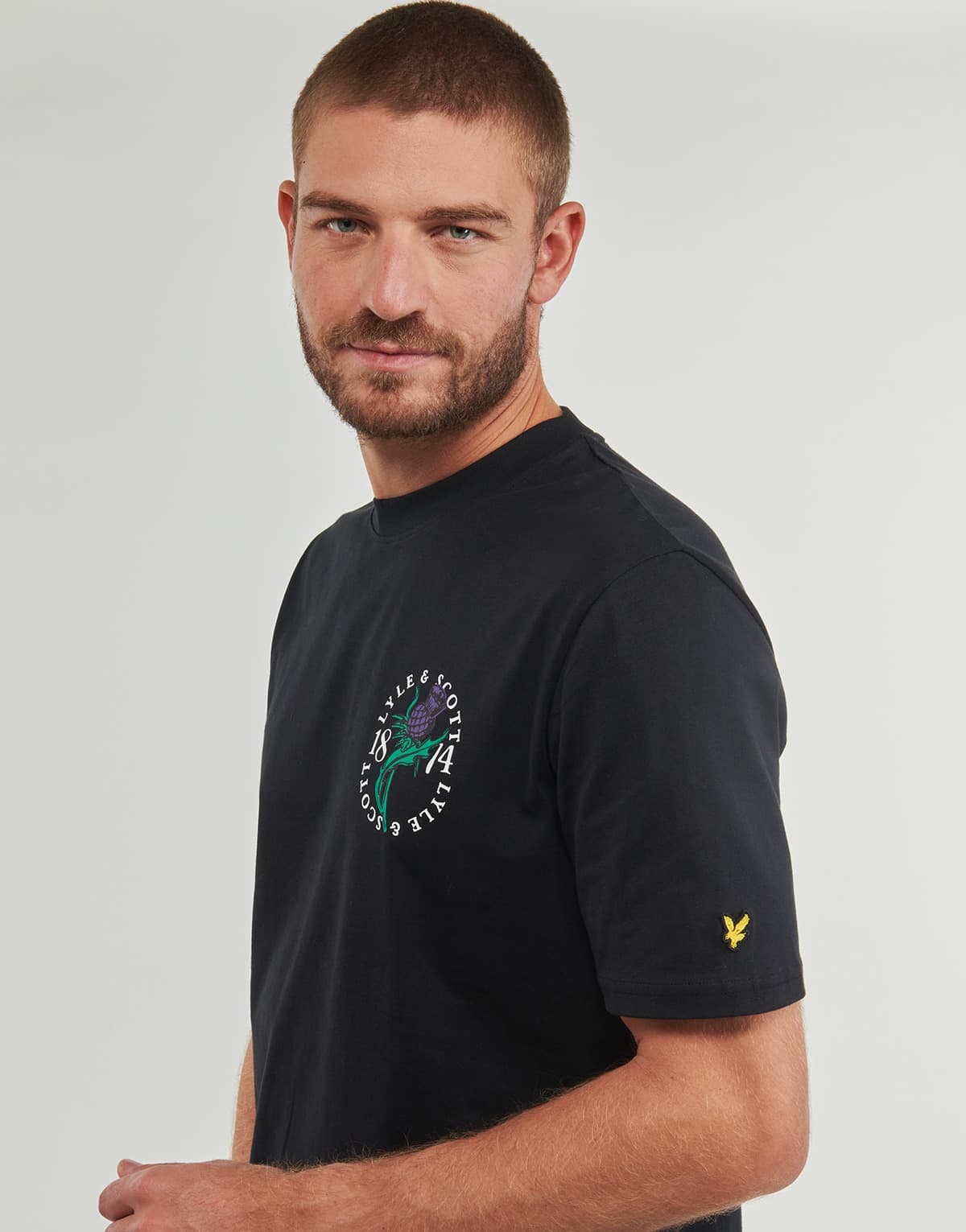 Men's T-Shirts Lyle & Scott Black