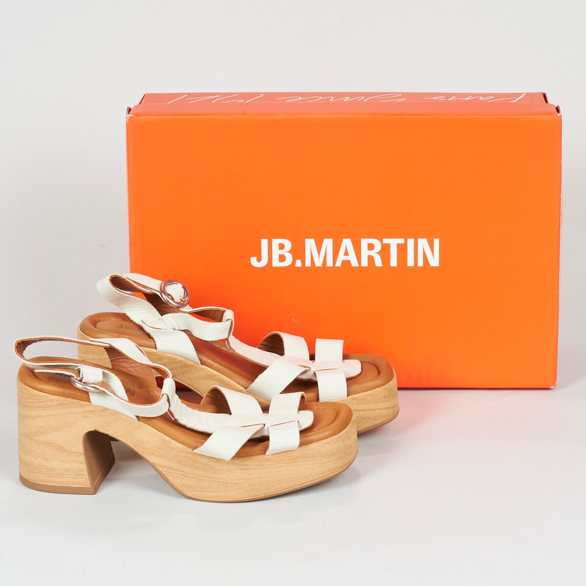 Women's Clogs JB Martin White