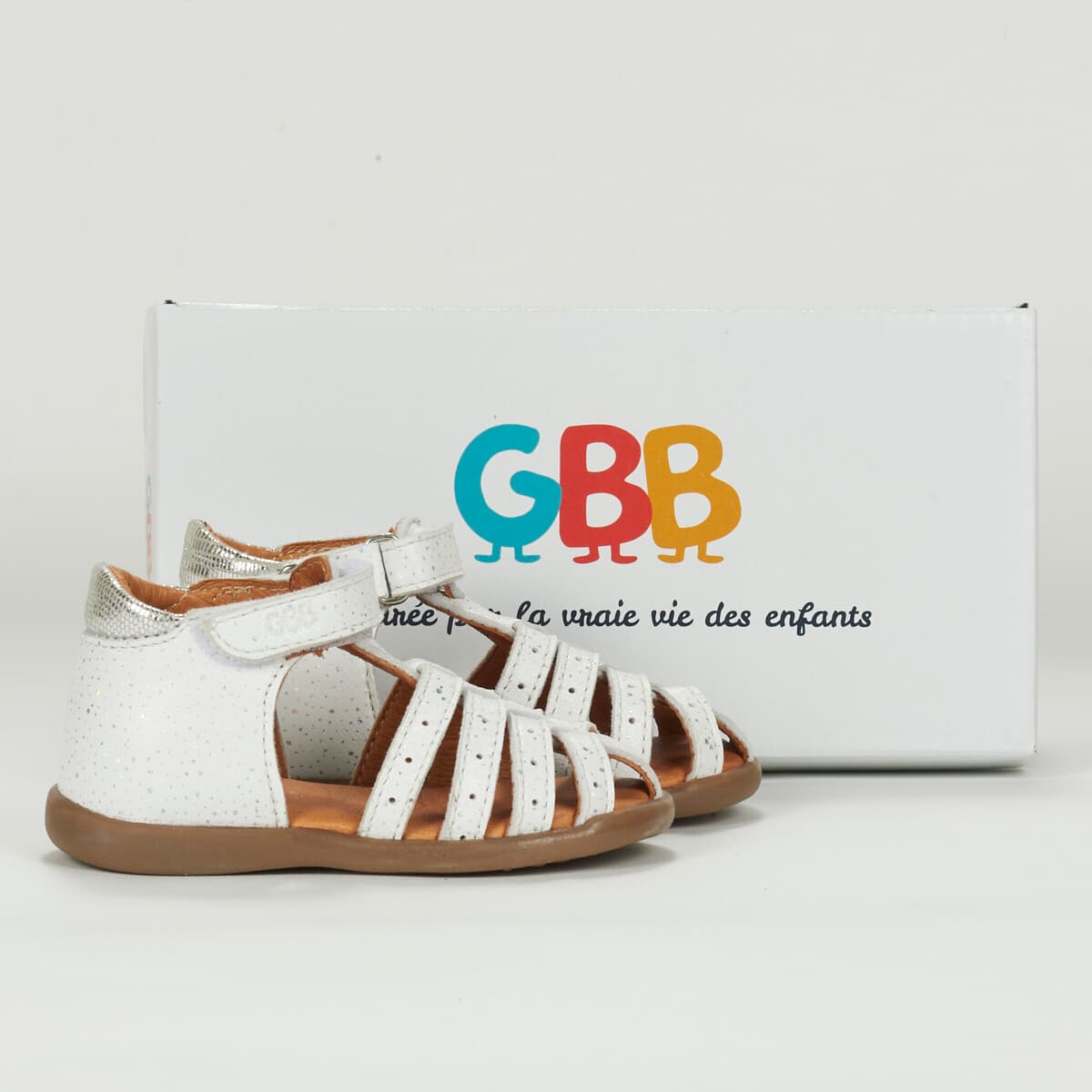 Girls' Sandals GBB White