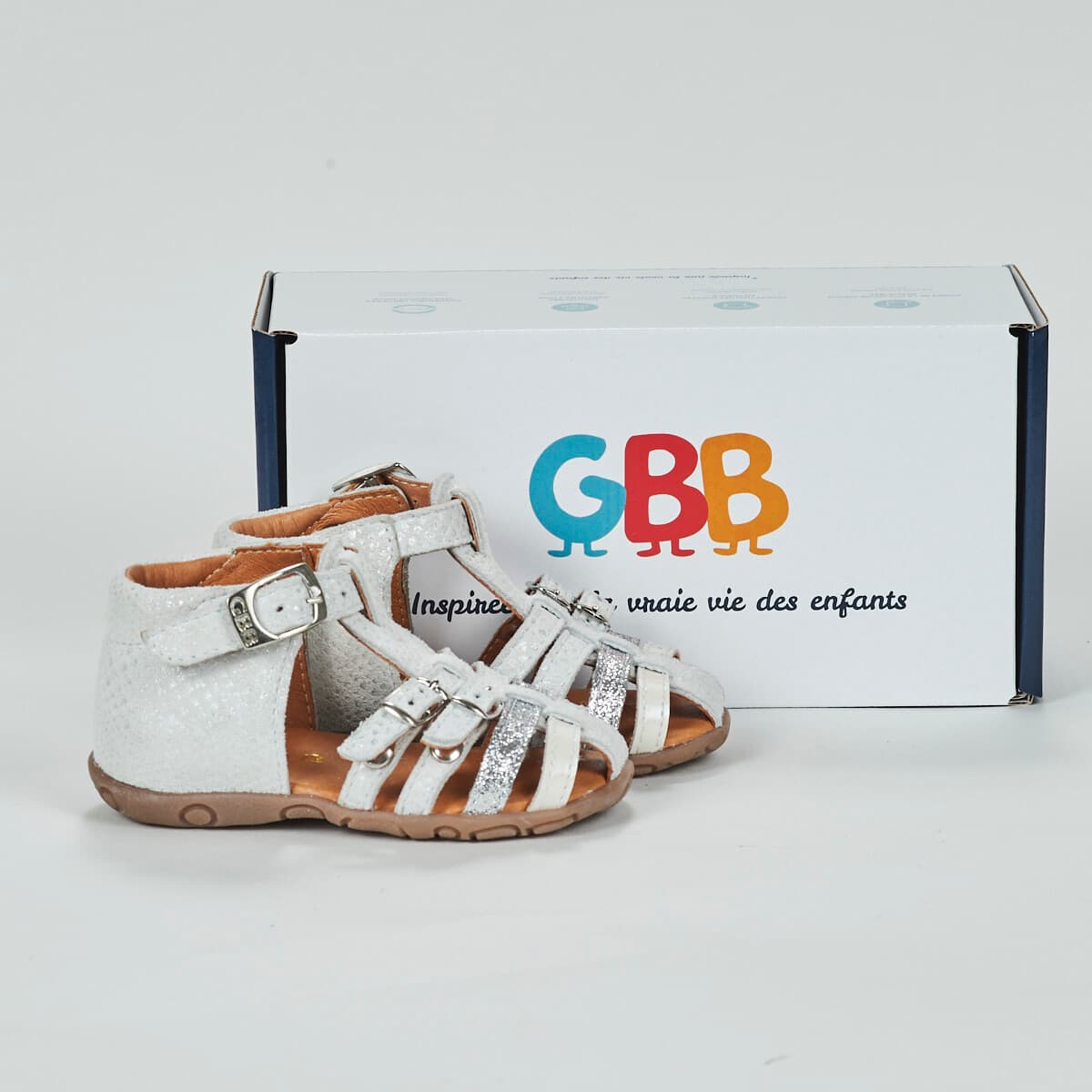 Girls' Sandals GBB White