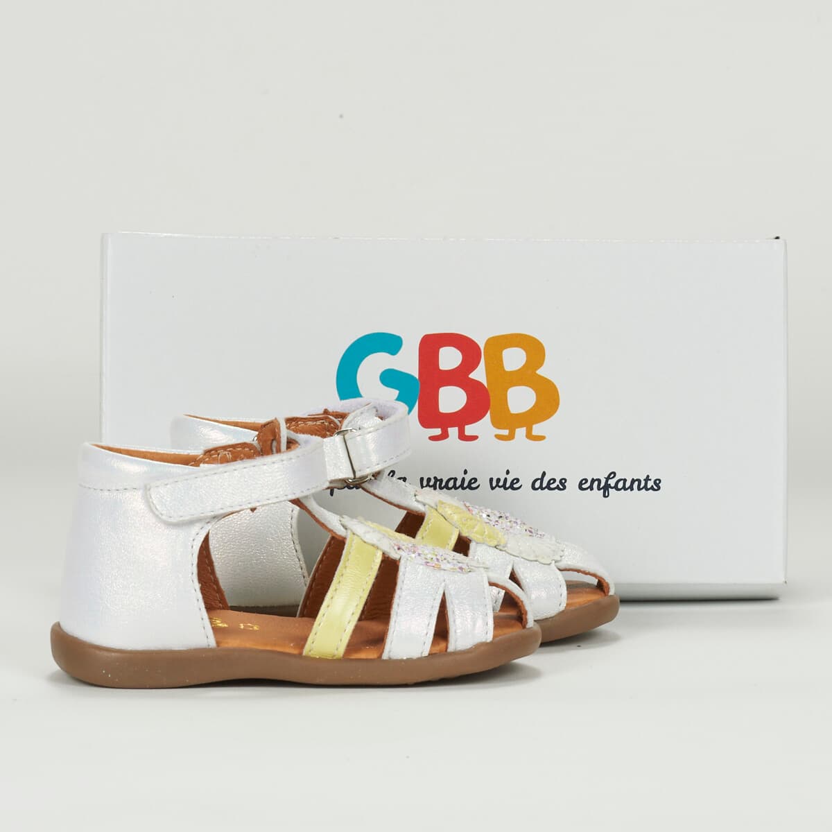 Girls' Sandals GBB White