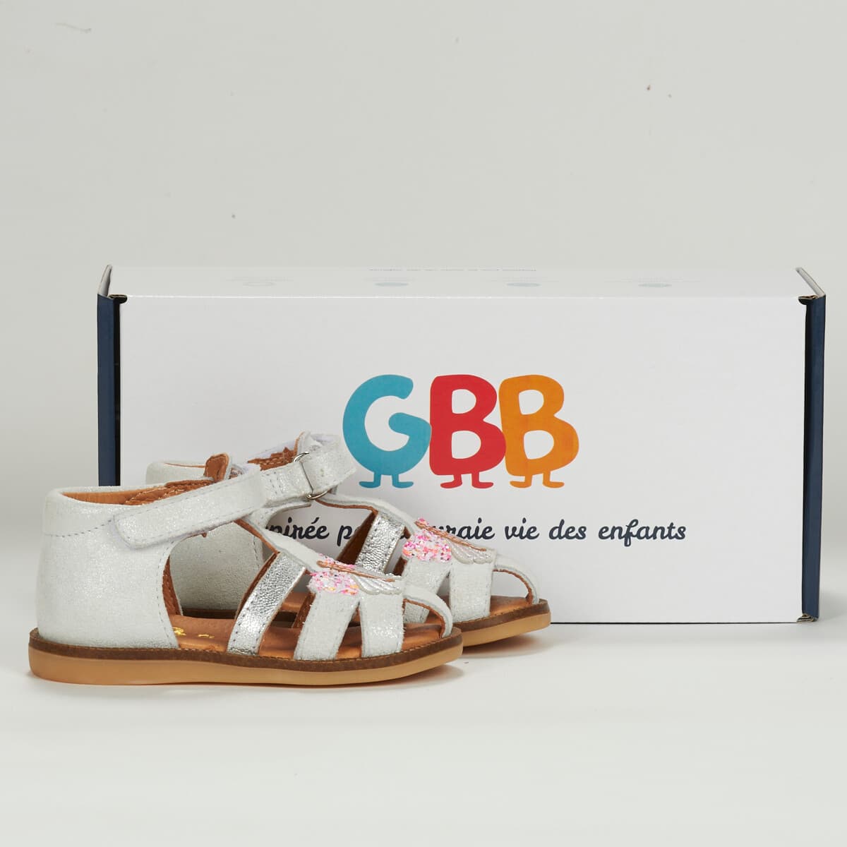 Girls' Sandals GBB White