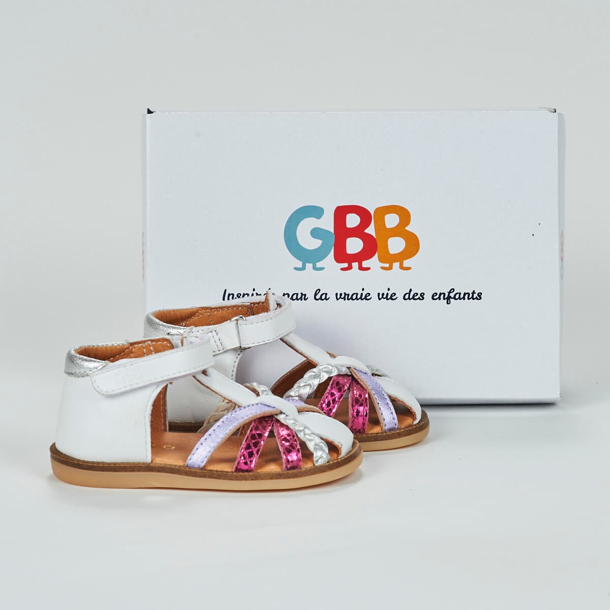 Girls' Sandals GBB White