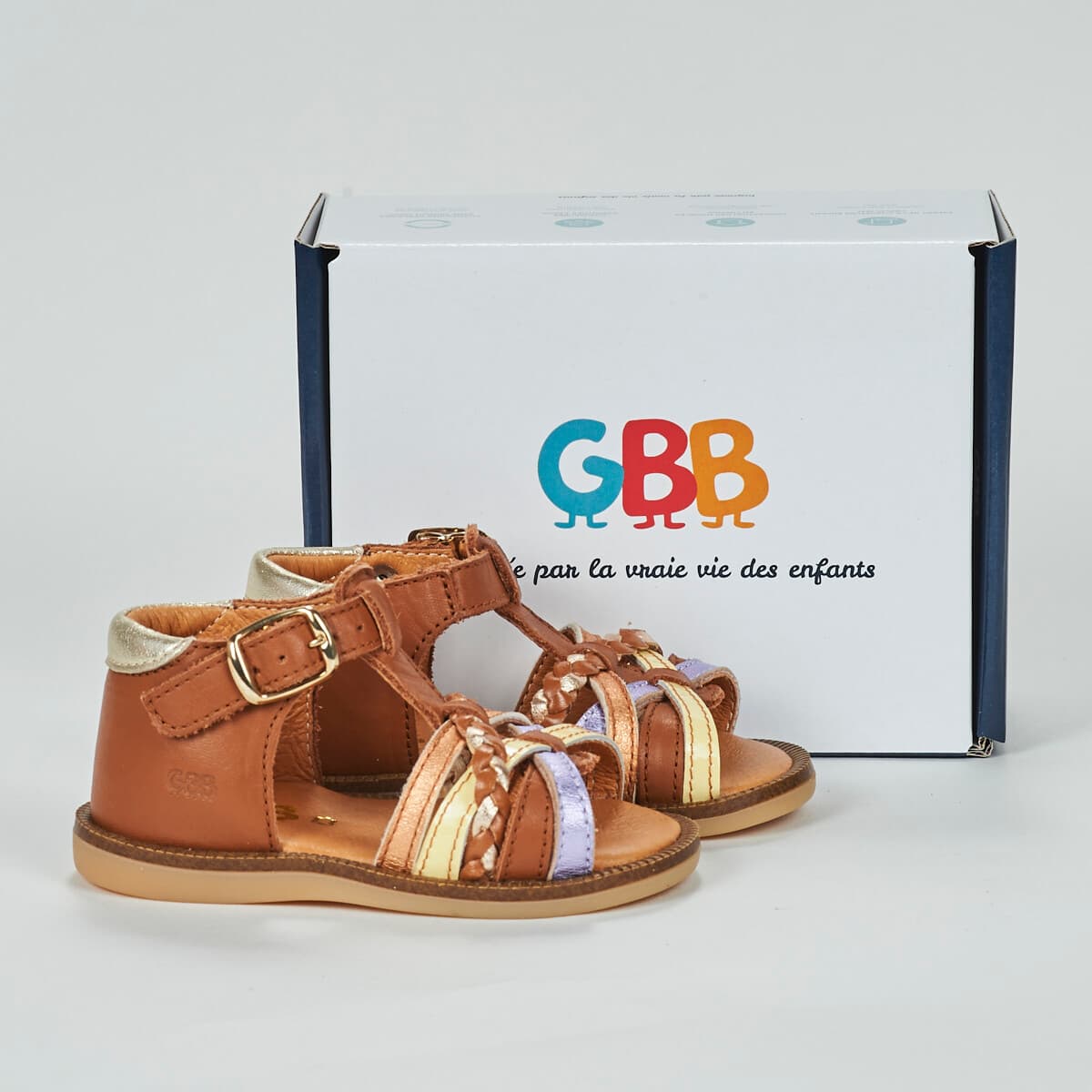 Girls' Sandals GBB Brown
