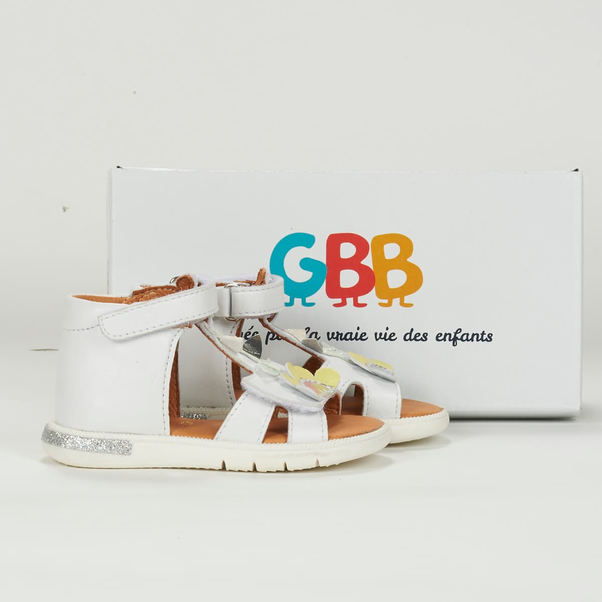 Girls' Sandals GBB White