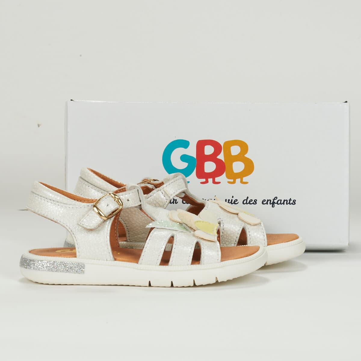 Girls' Sandals GBB White