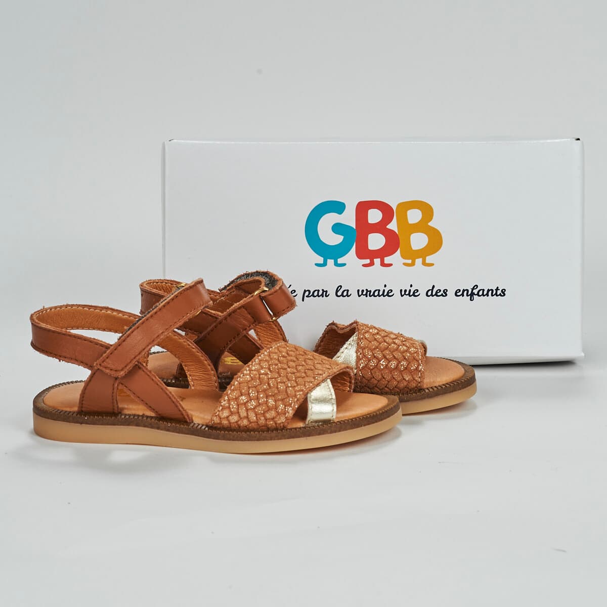 Girls' Sandals GBB Brown