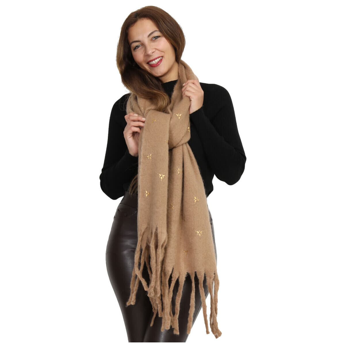 Women's Scarves La Modeuse Brown