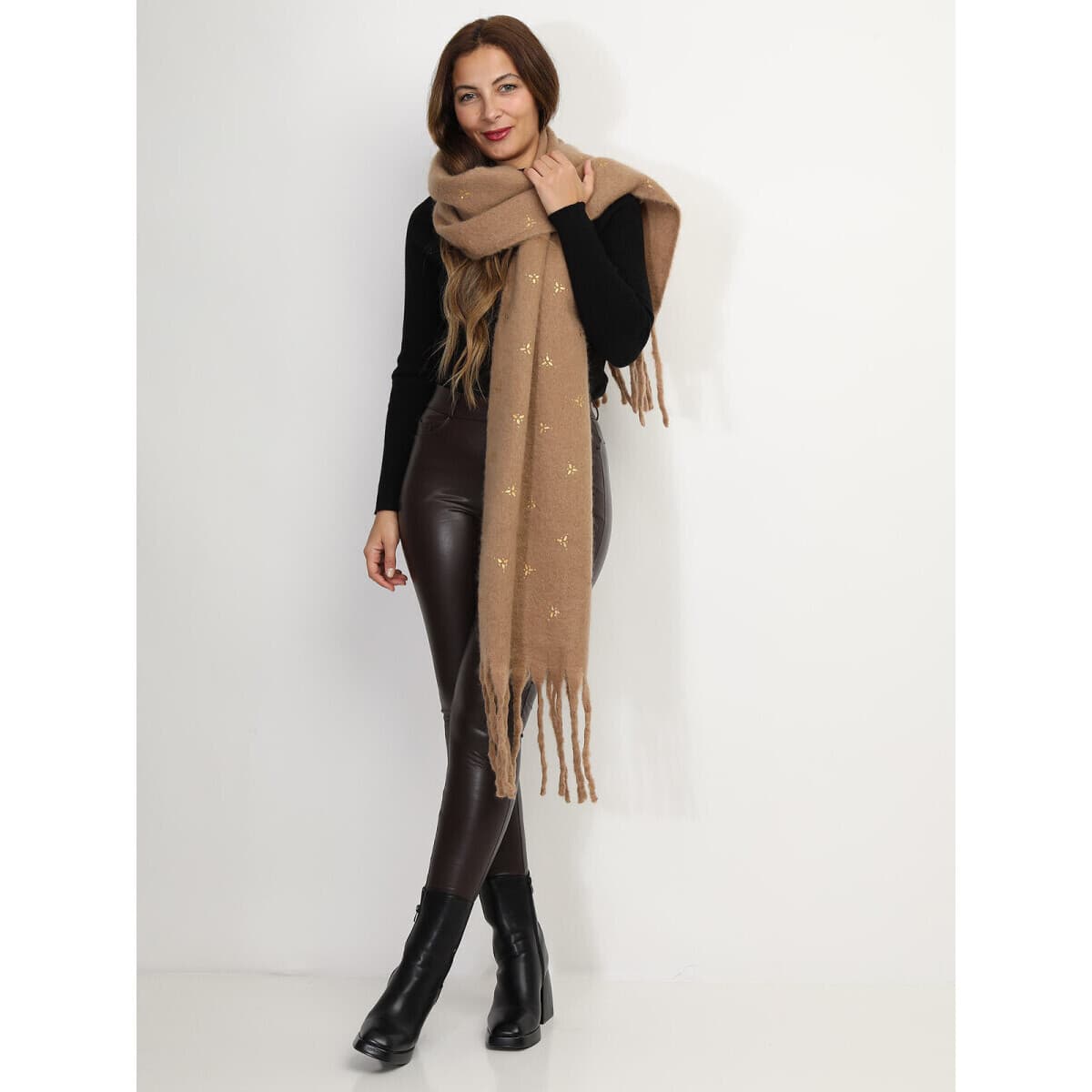 Women's Scarves La Modeuse Brown