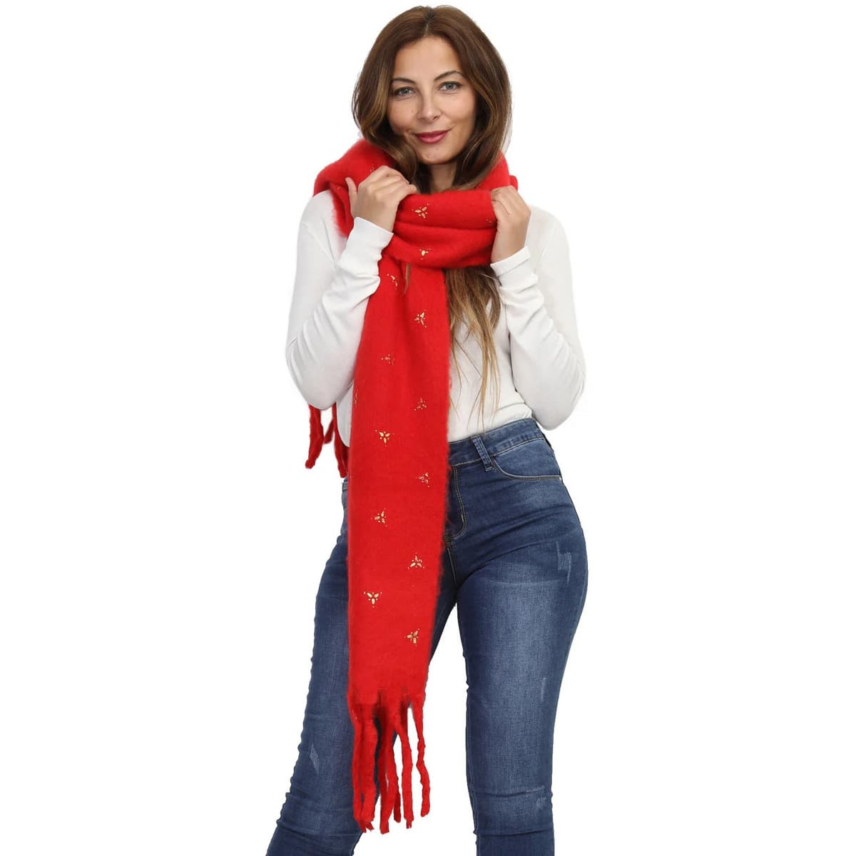 Women's Scarves La Modeuse Red