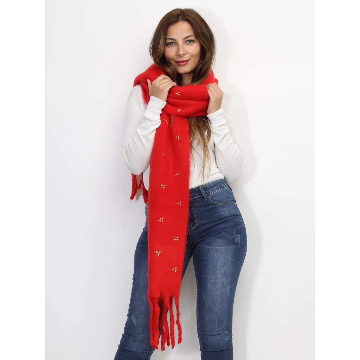 Women's Scarves La Modeuse Red