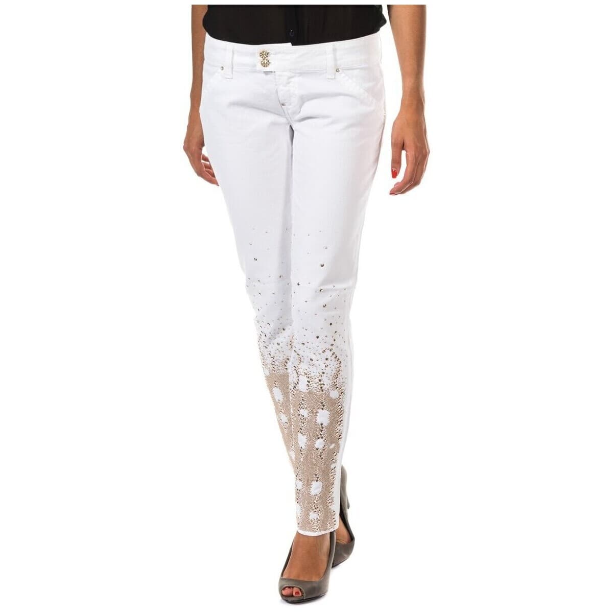 Women's Pants Met White