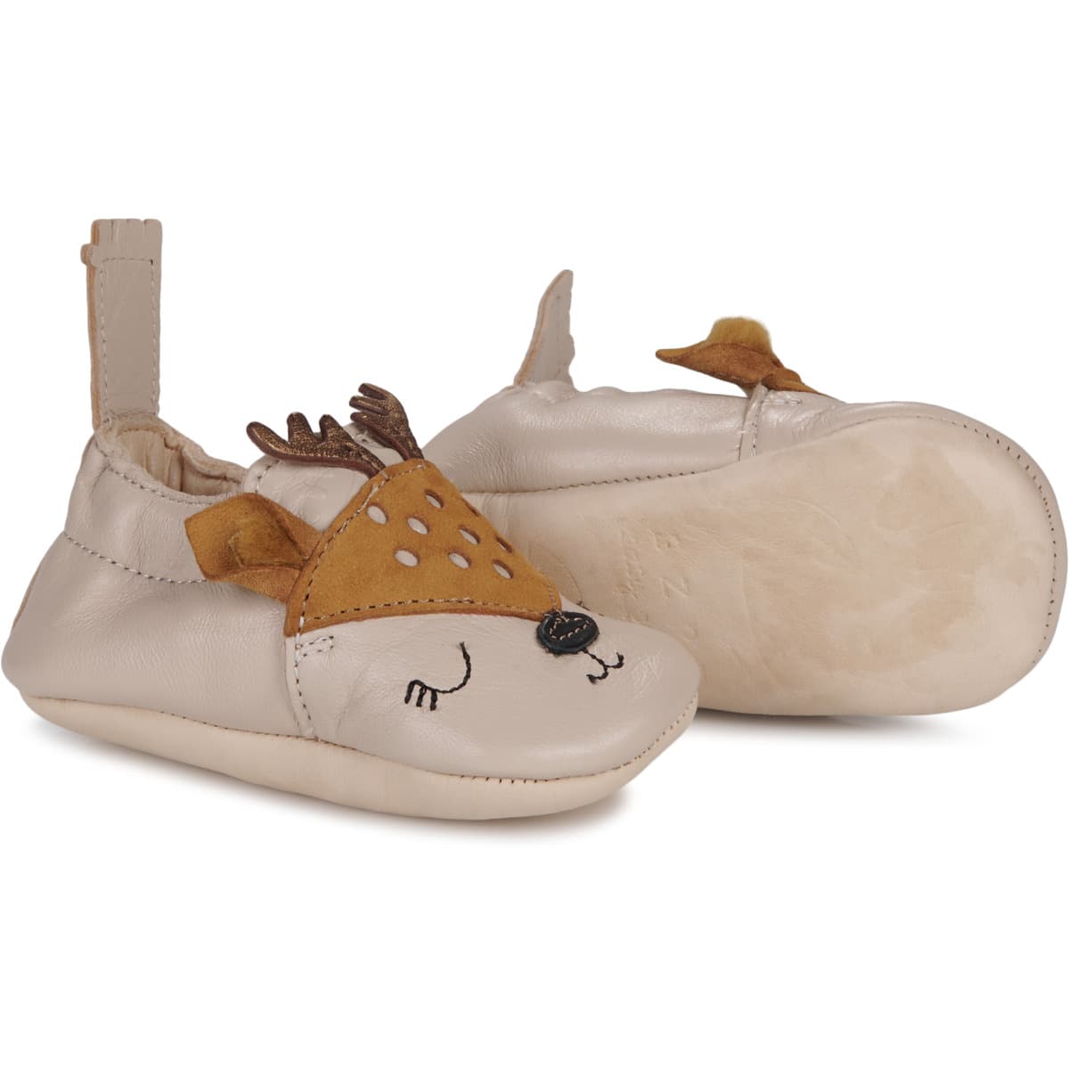 Boys' House Slippers Easy Peasy Beige