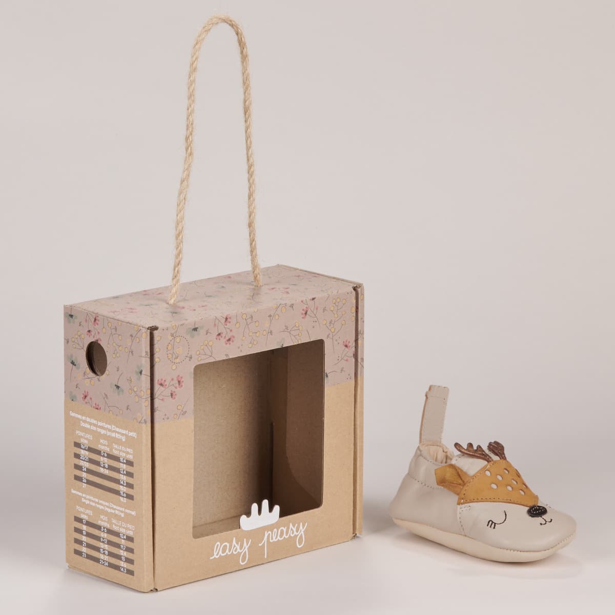 Boys' House Slippers Easy Peasy Beige