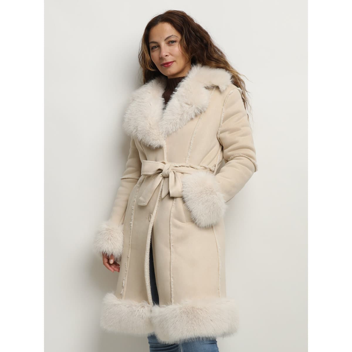 Women's Coats La Modeuse Beige