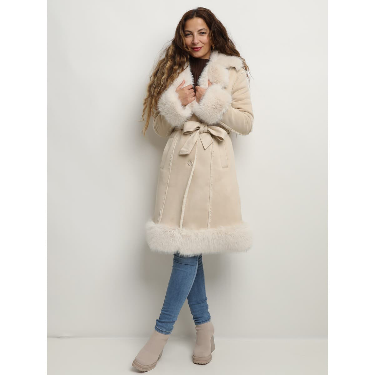 Women's Coats La Modeuse Beige