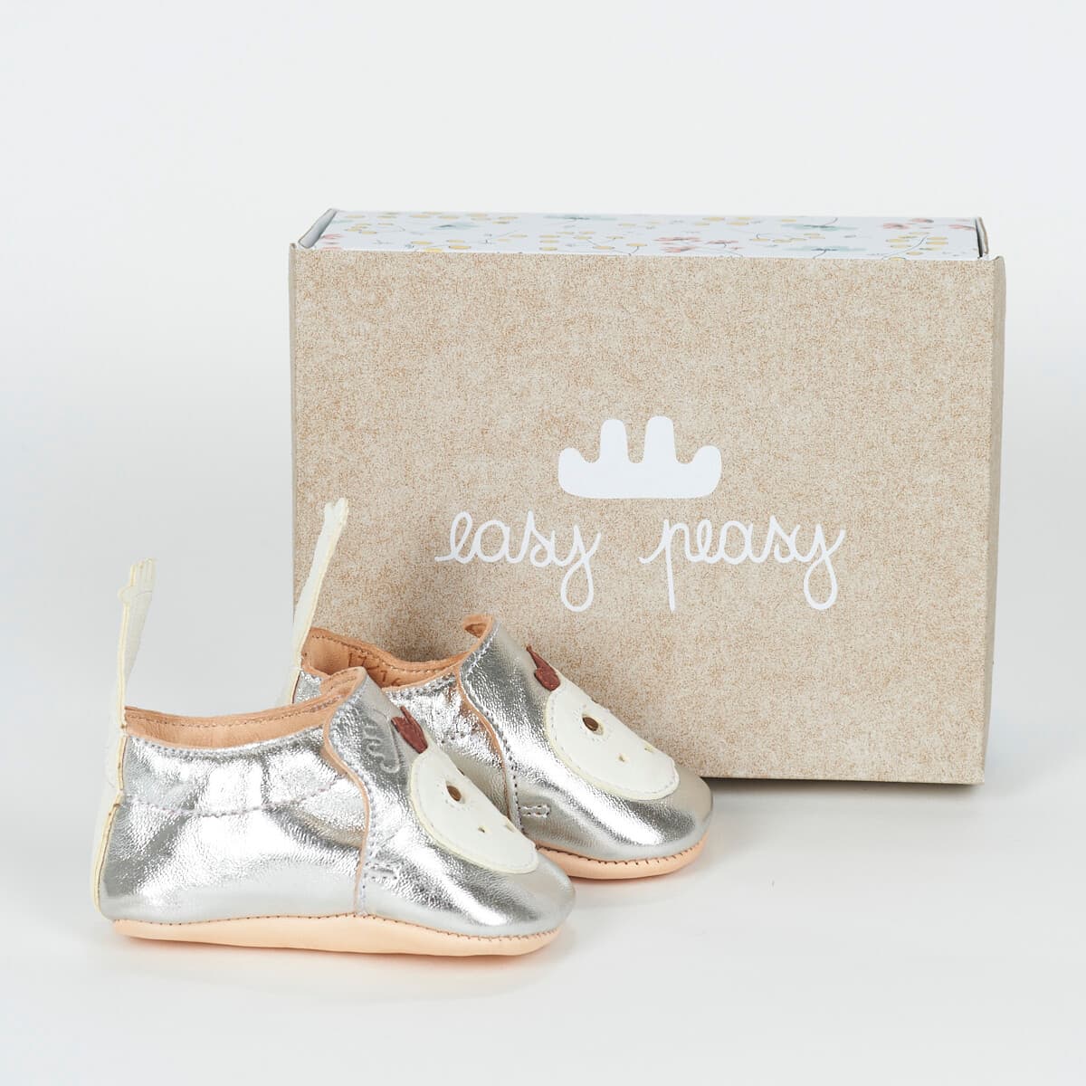 Women's Ballet Flats Easy Peasy Silver