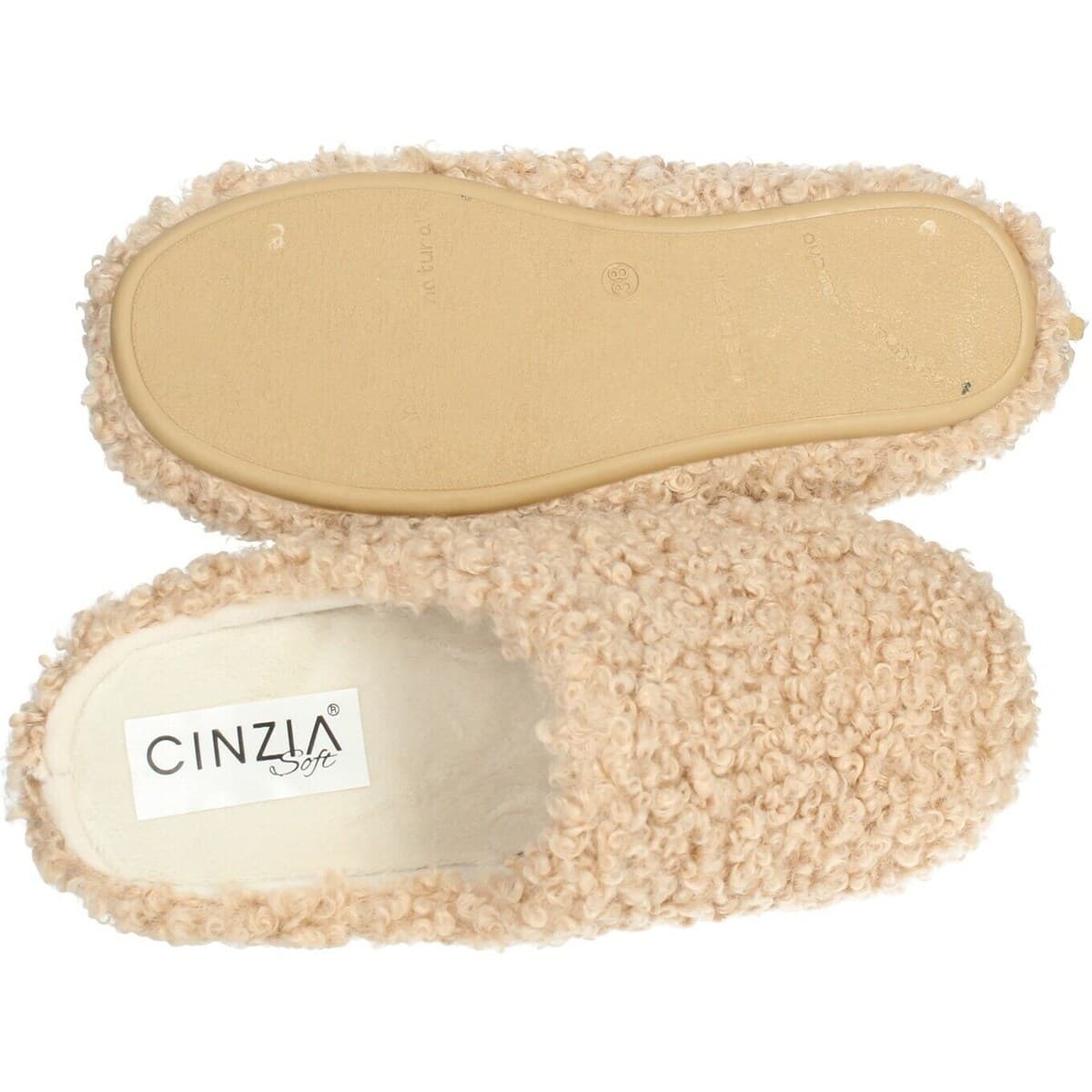 Women's Flip Flops Cinzia Soft Beige