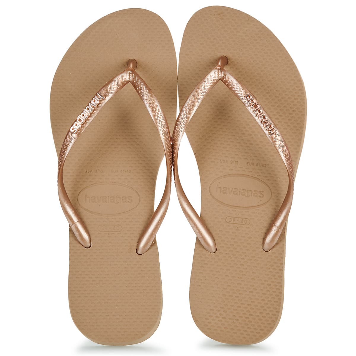Women's Flip Flops Havaianas Beige