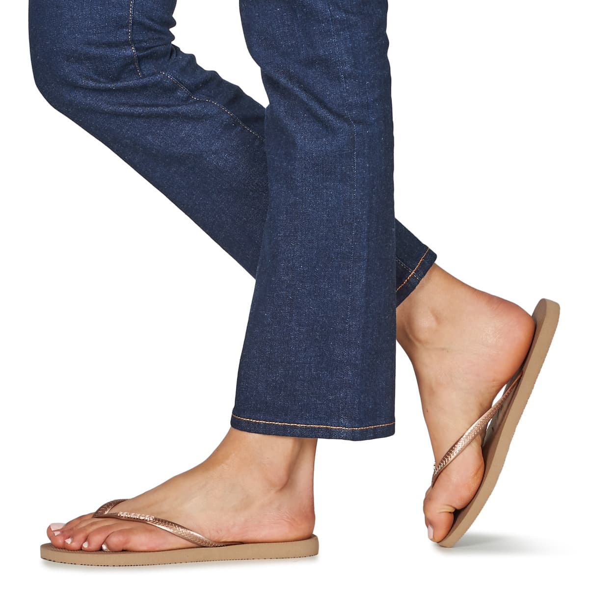 Women's Flip Flops Havaianas Beige