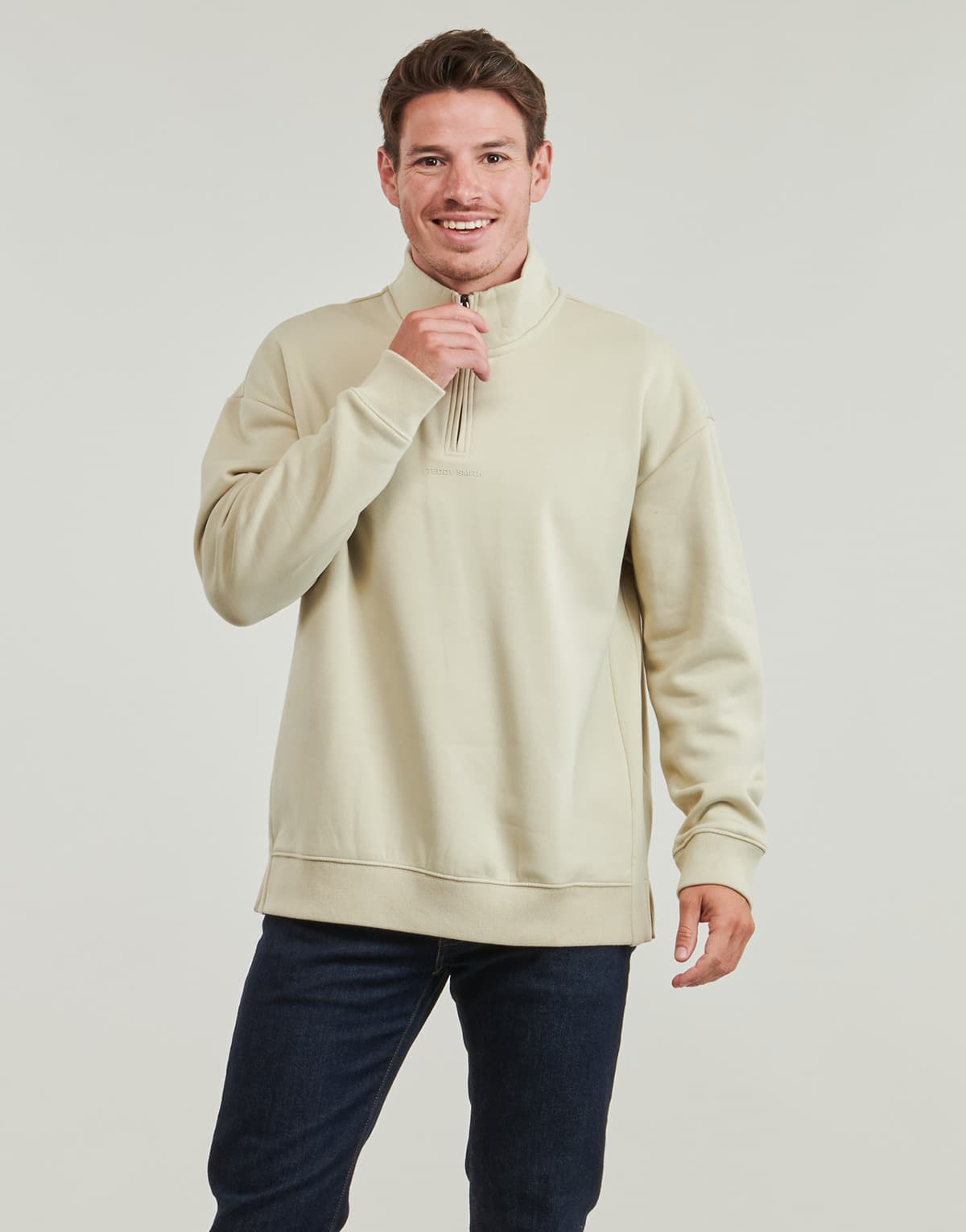 Men's Sports T-Shirts Teddy Smith Beige