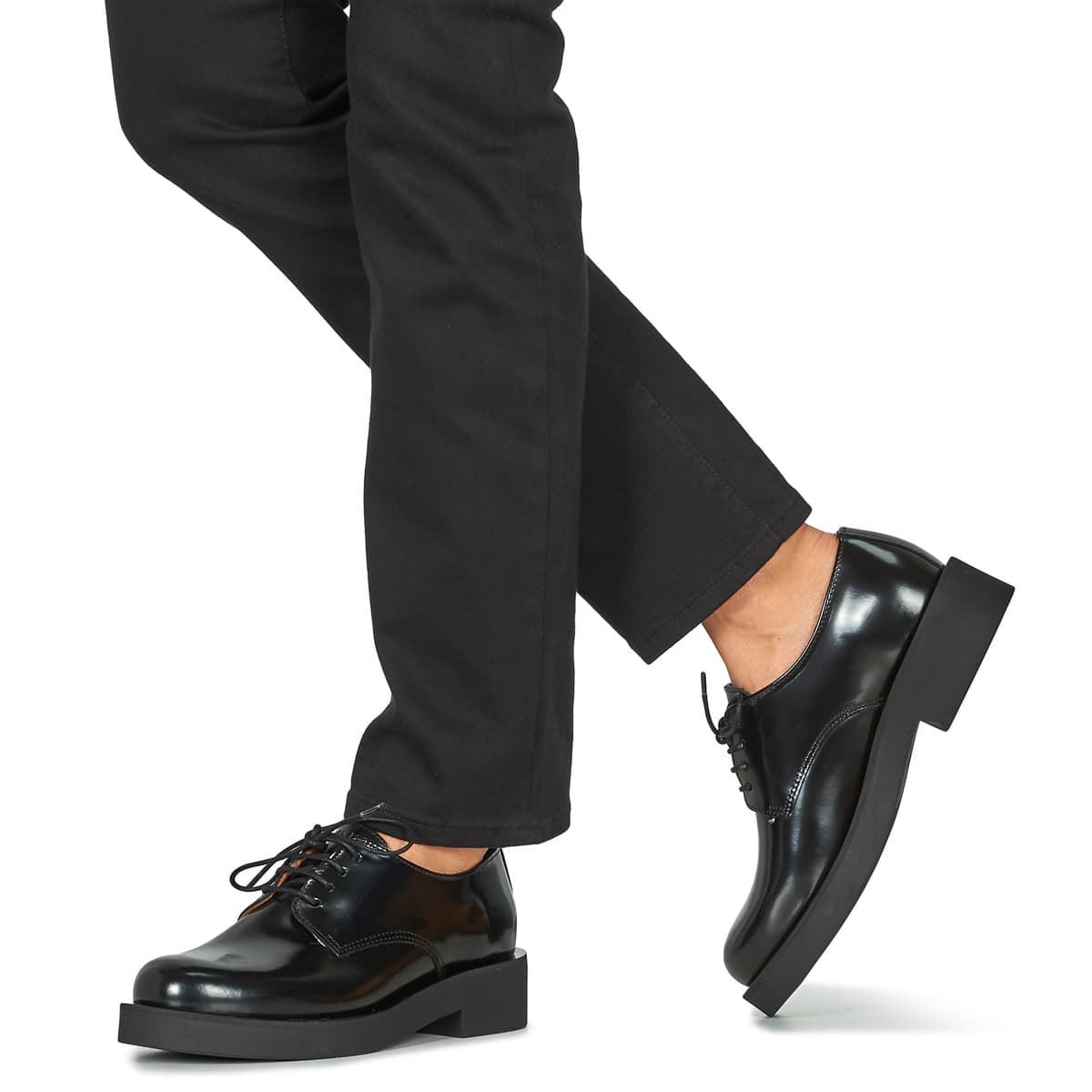 Women's Derby Shoes Pellet Black