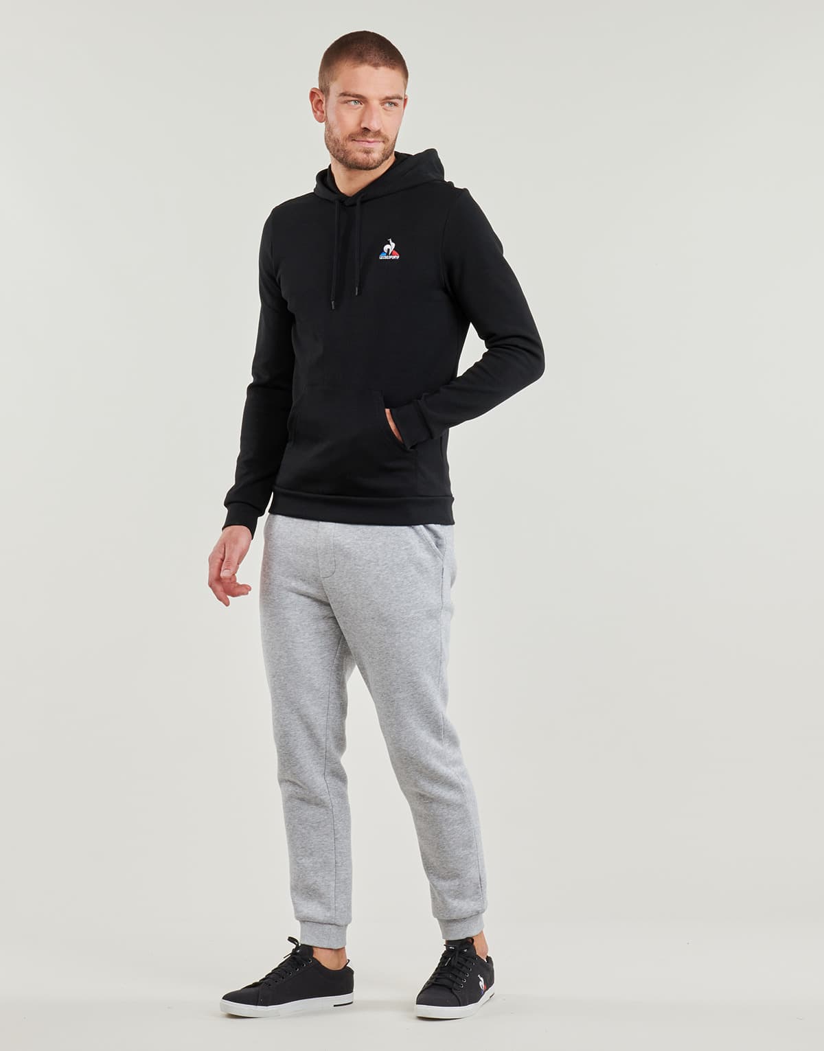 Men's Sports Hoodies & Sweatshirts Le Coq Sportif Black