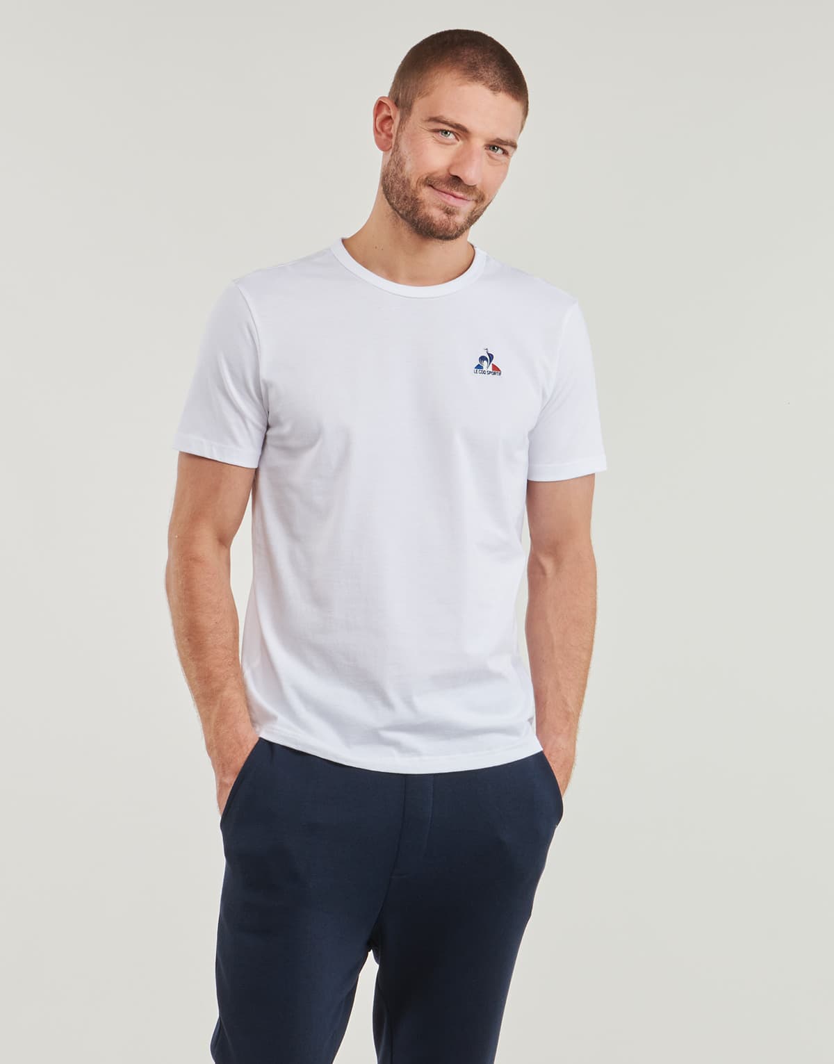 Men's Sports T-Shirts Le Coq Sportif White
