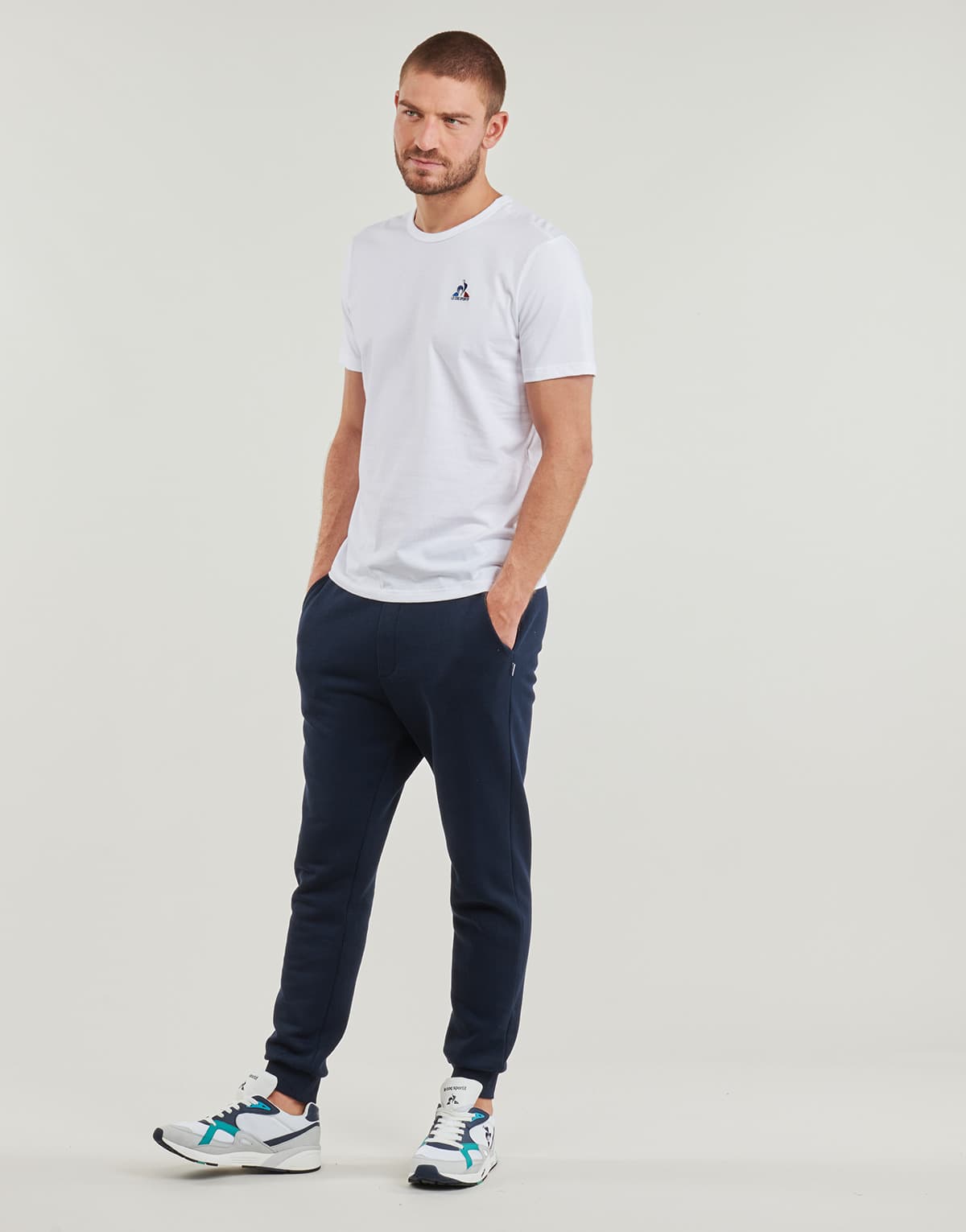 Men's Sports T-Shirts Le Coq Sportif White