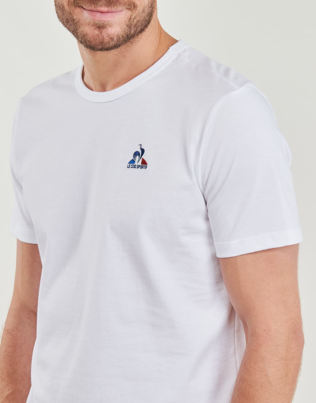Men's Sports T-Shirts Le Coq Sportif White