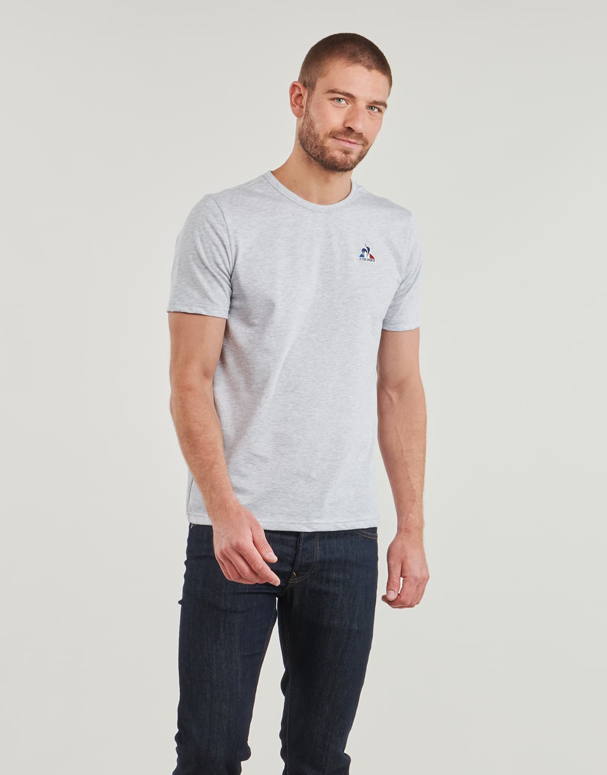 Men's Sports T-Shirts Le Coq Sportif Gray