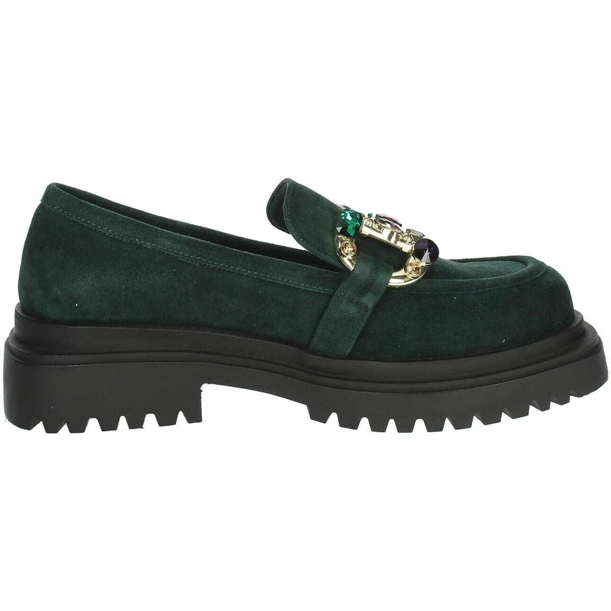 Women's Loafers Manufacture D'essai Green