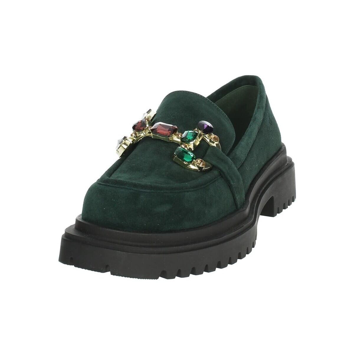 Women's Loafers Manufacture D'essai Green