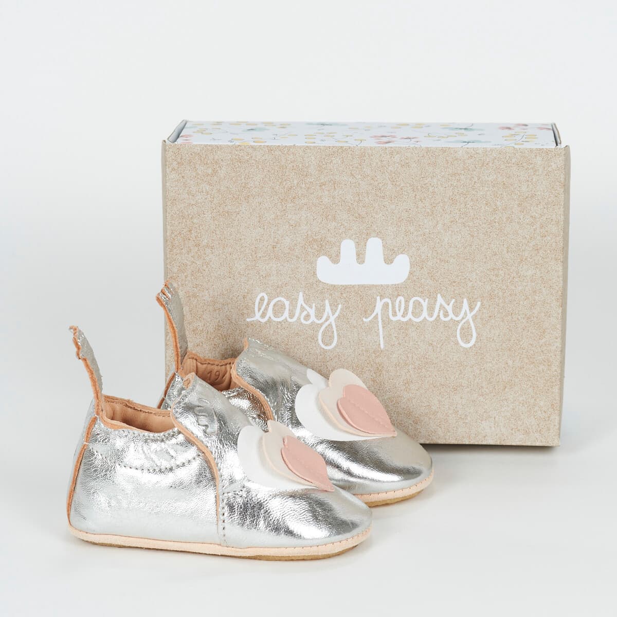 Girls' House Slippers Easy Peasy Silver