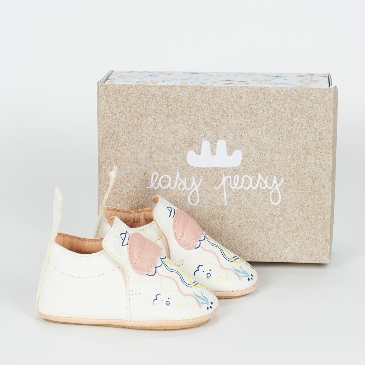 Girls' House Slippers Easy Peasy White