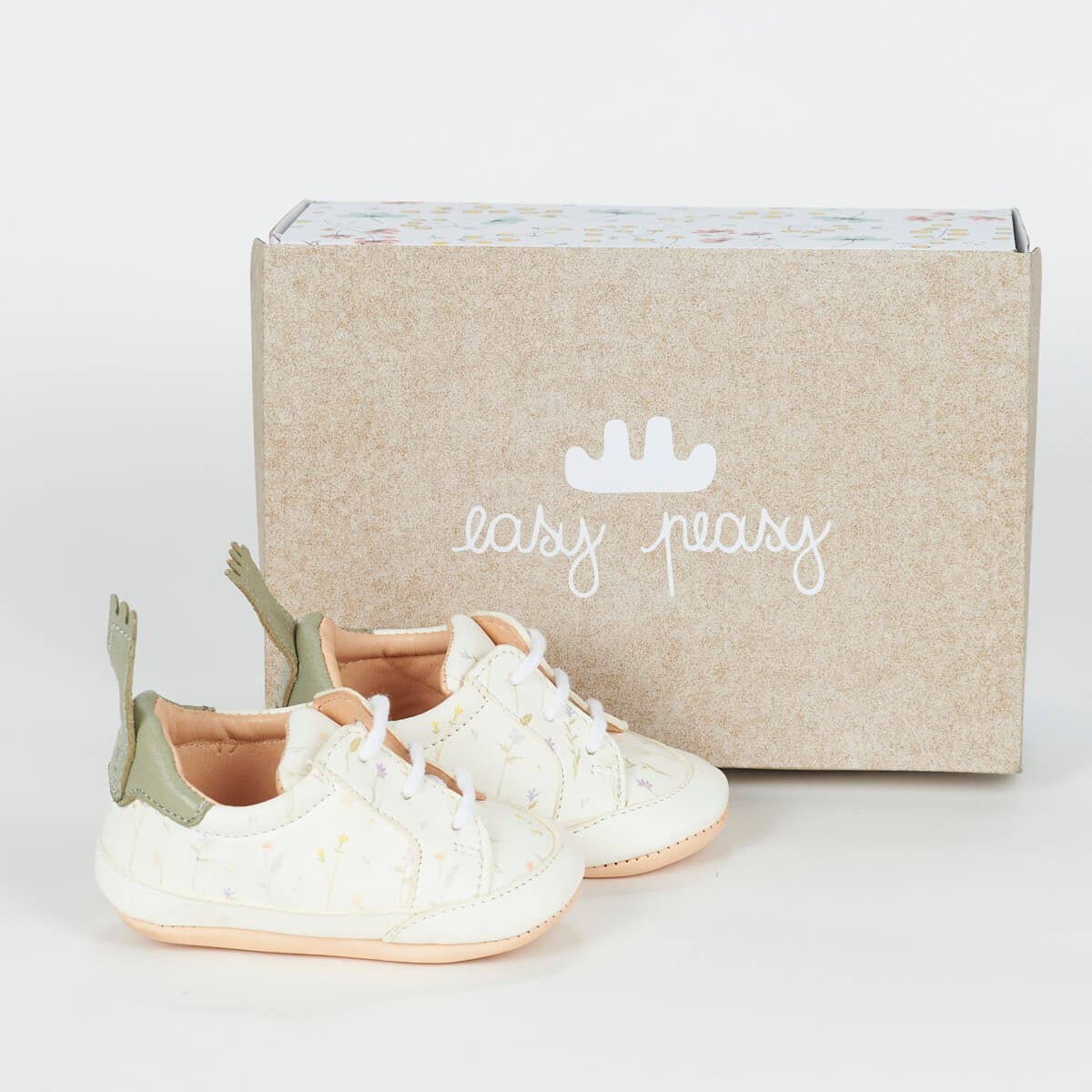 Girls' House Slippers Easy Peasy White