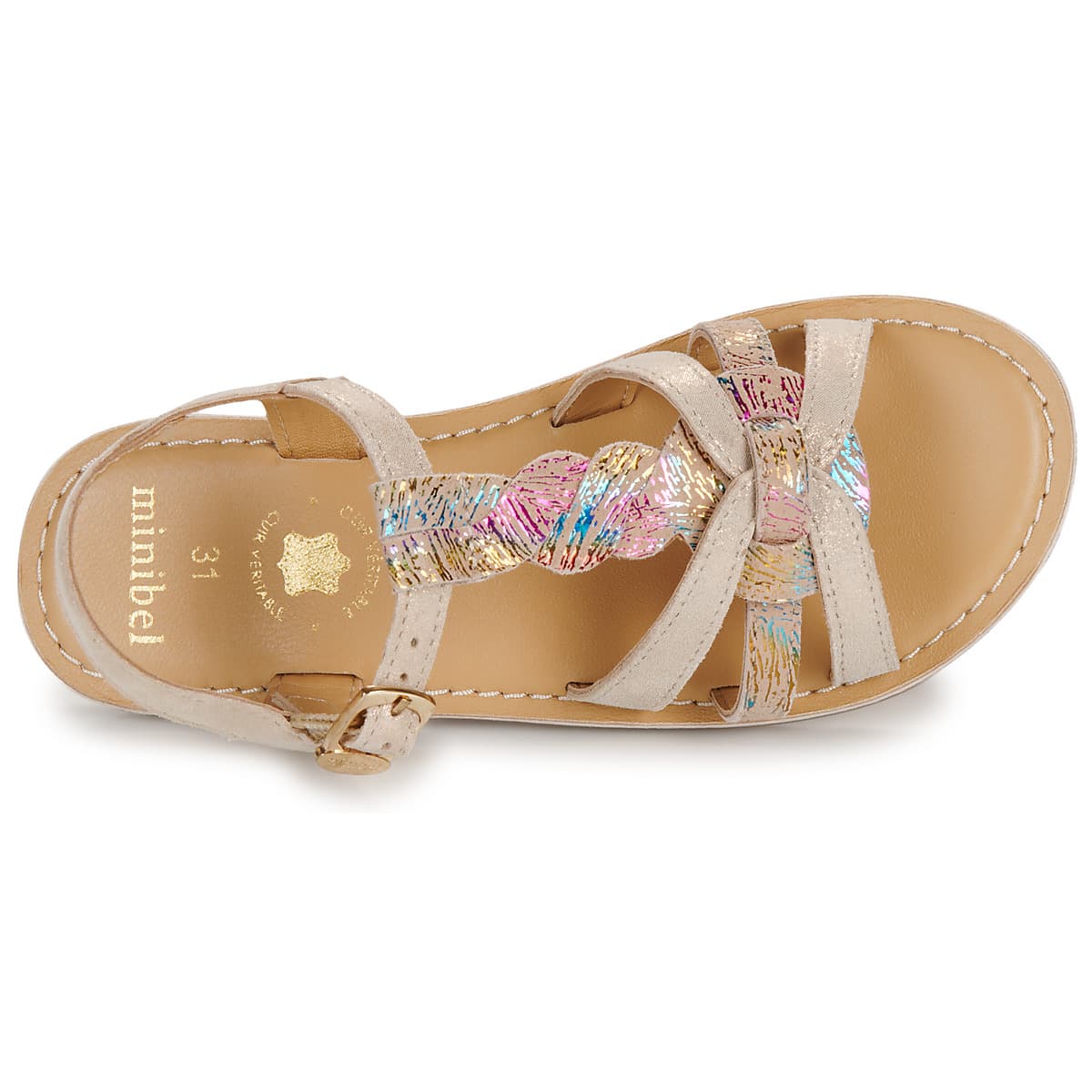 Girls' Sandals Minibel Gold