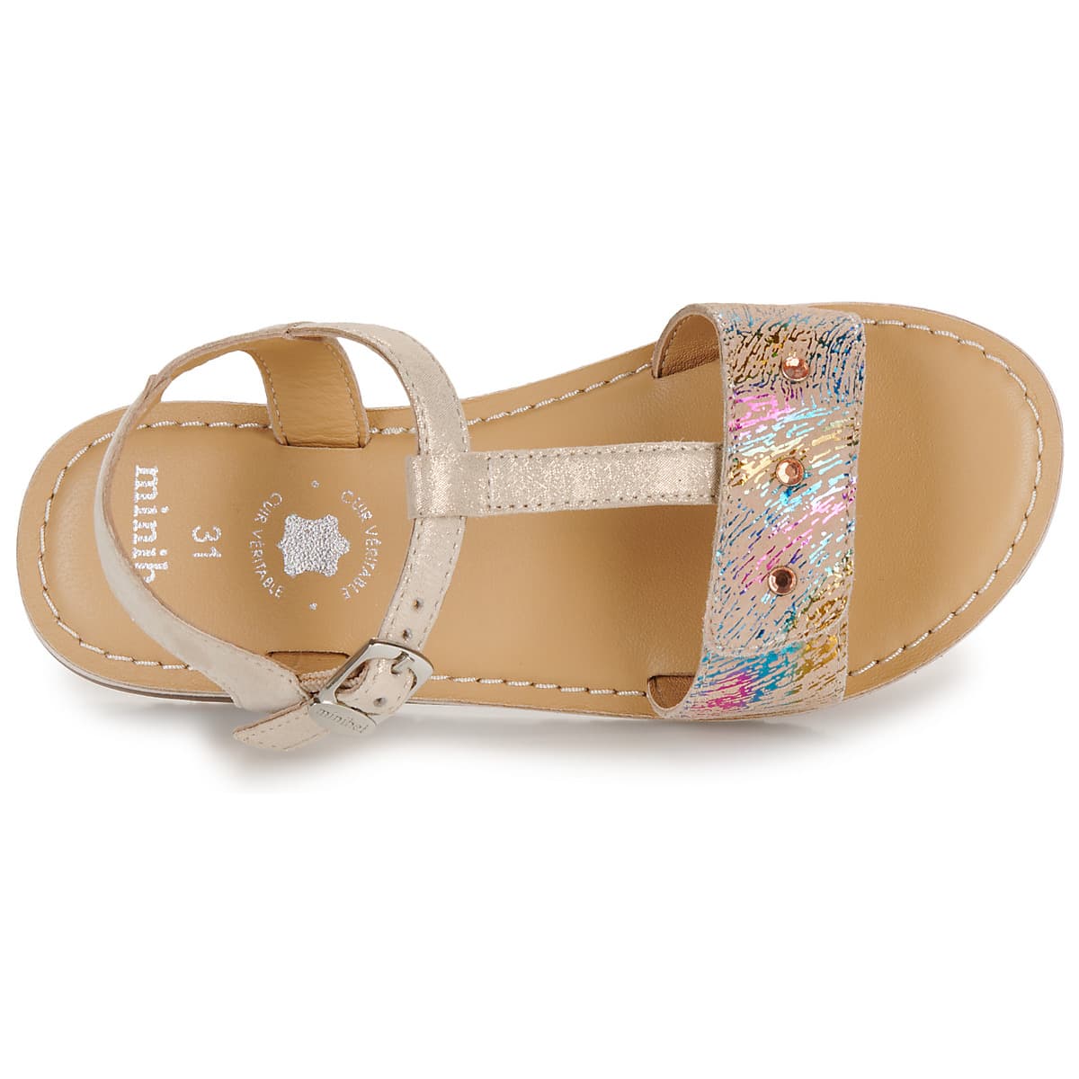 Girls' Sandals Minibel Gold